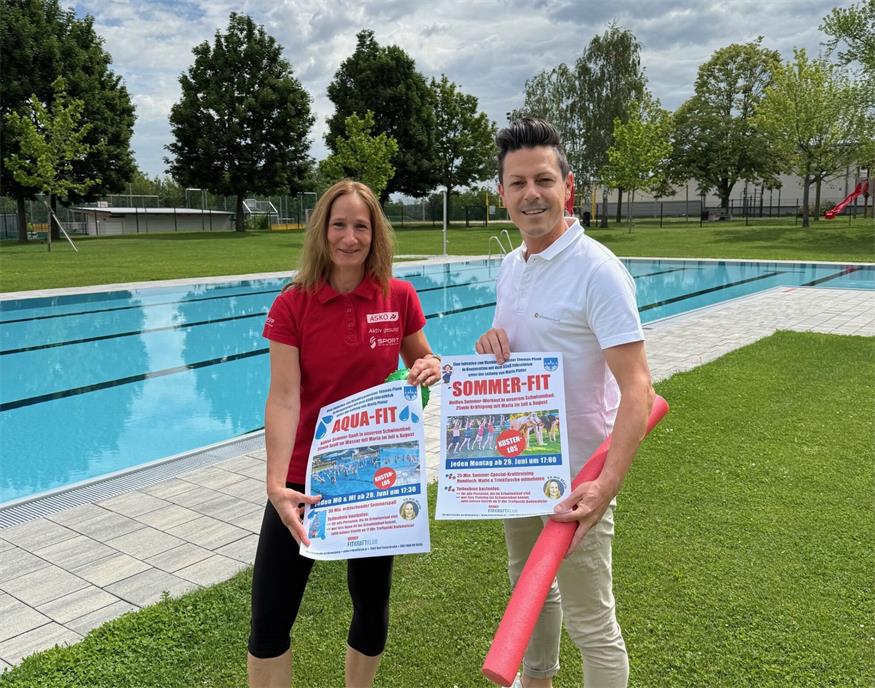 Kostenlose Fitnessangebote im Freibad starten in den Sommer Juni 2026