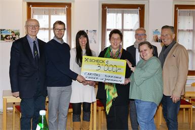 Kurt Lehner, Robert Kalcher, Alexandra Nemeth Guger, Sieglinde Pfänder, Peter Schuh, Barbara Lechner und Klaus Schloffer (v.l.).