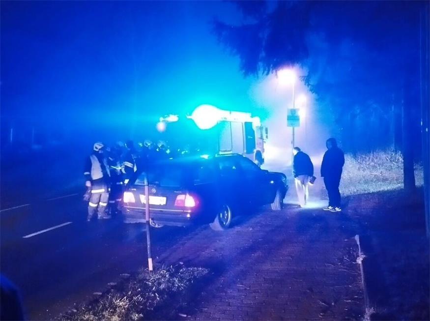 Kurz vor dem Jahreswechsel mussten die Draßburger Feuerwehrleute nochmals ausrücken.