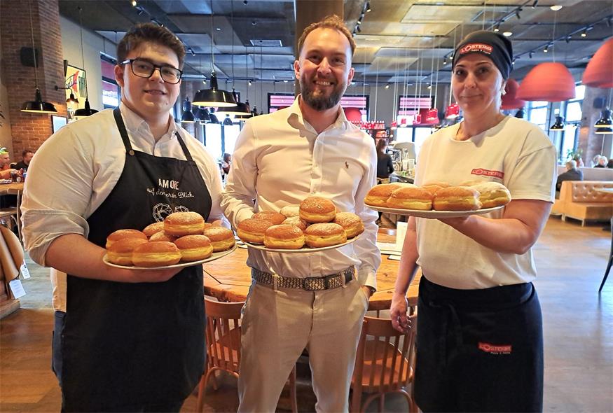 L’Osteria Parndorf: Alex Fori, Patrik Zambori, Annamaria Kovacs