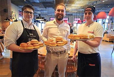 L’Osteria Parndorf: Alex Fori, Patrik Zambori, Annamaria Kovacs