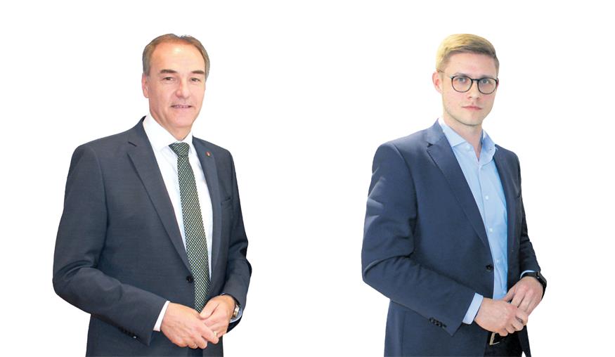 Landesrat Leonhard Schneemann und ÖVP-Landesgeschäftsführer Patrik Fazekas.