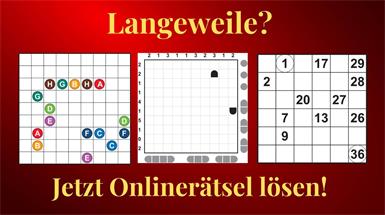 Langeweile? Hidoku, Battleships & Arukone beim BVZ-Rätselspaß jetzt auch digital lösen!