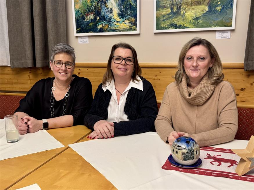 Leiterin des Kindergarten Kittsee Karin Galee, Leiterin der Volksschule Kittsee Tanja Buchebner-Böhm und Leiterin der Neuen Mittelschule Kittsee Isabell Lichtenberger.