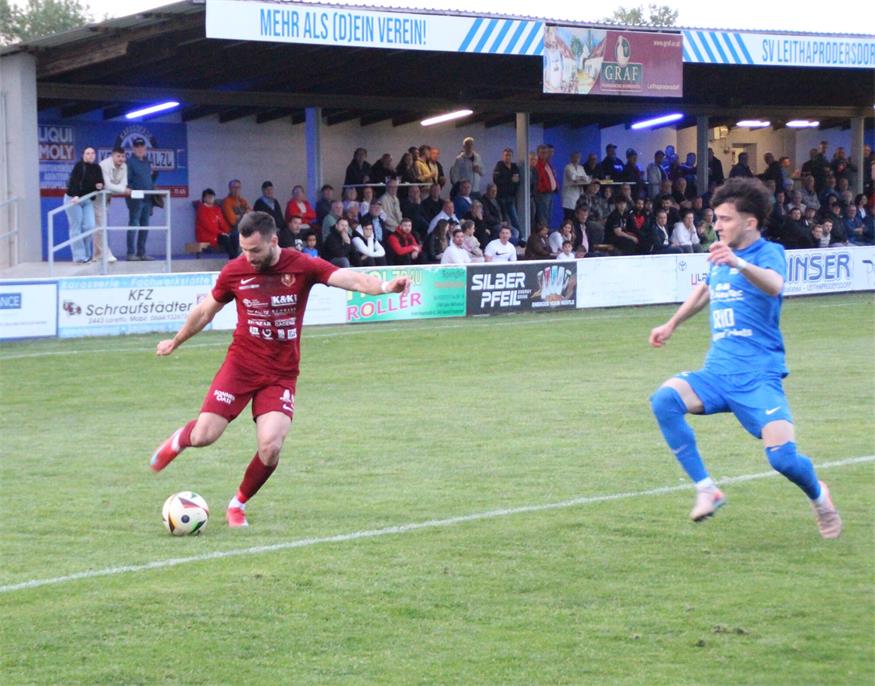 Die Leithaprodersdorfer Jungspunde hielten sich lang gut, verloren aber 0:2
