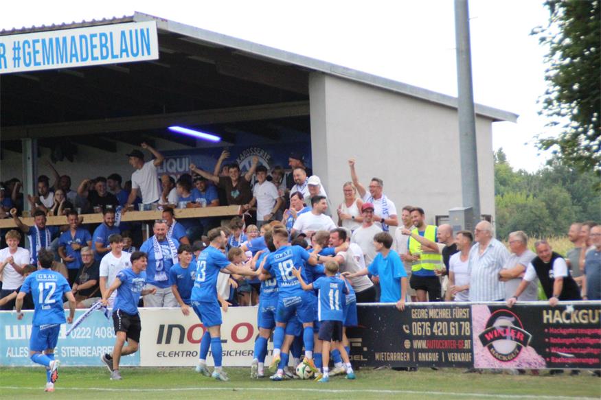 Leithaprodersdorf feierte in der ersten Runde des ÖFB-Cups den Aufstieg gegen den Bundesligaklub Admira und gilt in der Liga als Favorit auf den Titel. 