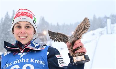 Lisa Eder verpasst ersten Weltcupsieg um einen Punkt