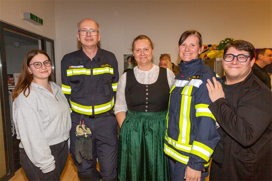 Lisa-Marie Reistätter, Harald Holemar, Natalie und Sonja Strobl und Patrick Bischof. 