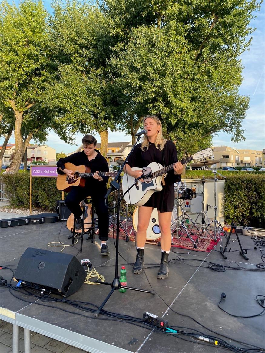 Junge Musiktalente beim PODOsound Festival