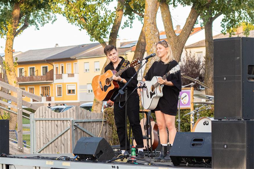 Junge Musiktalente beim PODOsound Festival