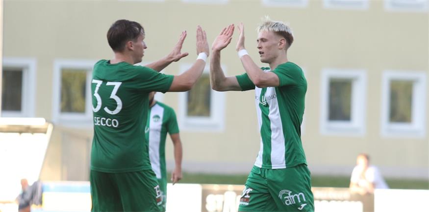 Lukas Secco (.) und Justin Strodl können es kaum erwarten, ihren MSV beim Rosalienpokal am 3. Januar zu vertreten. 
