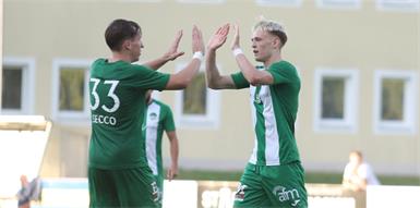 Lukas Secco (.) und Justin Strodl können es kaum erwarten, ihren MSV beim Rosalienpokal am 3. Januar zu vertreten. 