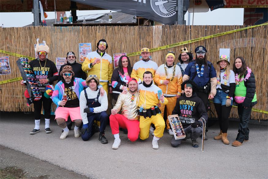 Malle, Bier und gute Laune - so sah der Fasching in Deutsch Jahrndorf aus.