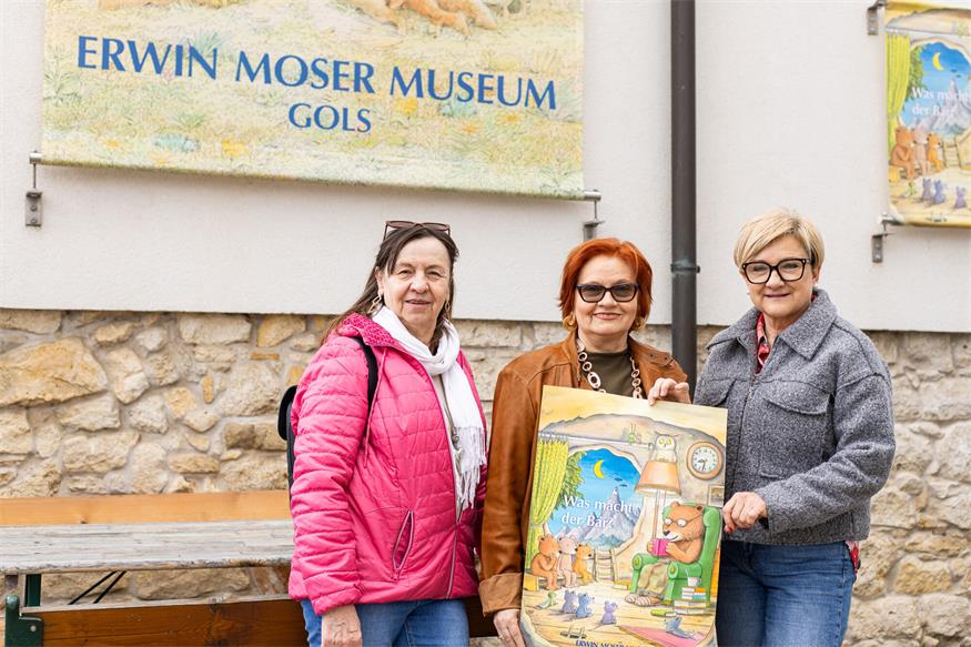 Marietta Endresz, Ruth Moser und Elisabeth Wendelin