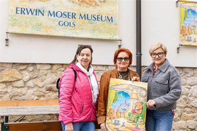 Marietta Endresz, Ruth Moser und Elisabeth Wendelin