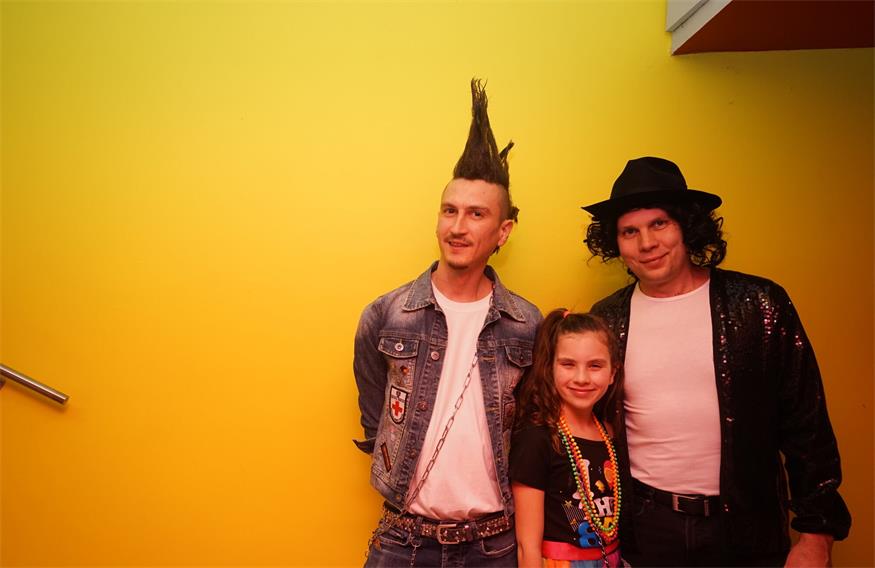 Martin, Paulina und Daniel Posch feierten mit