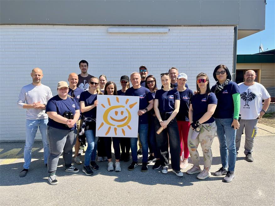 Mehrtägige Volunteering-Aktion: Mitarbeitende des Designer Outlet Parndorf im Einsatz für den guten Zweck 