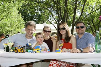 Michael Plank, Elias Goger, Tanja Steinprinz, Kristina Goger und Bernd Goger. 
