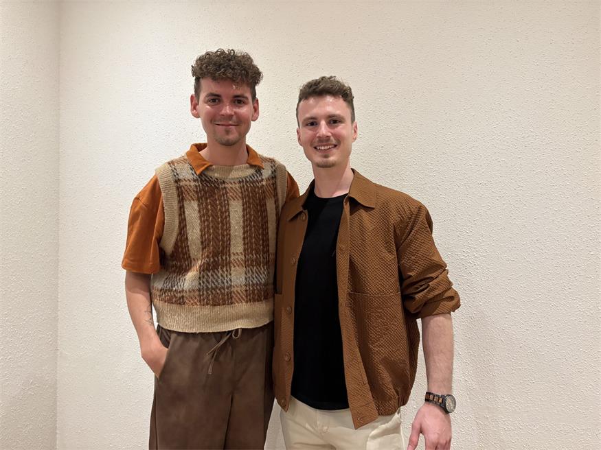 Michi Steiger und seine musikalische Begleitung an der Gitarre Kevin Schindler freuten sich schon sehr auf ihr Heimspiel in Rust
