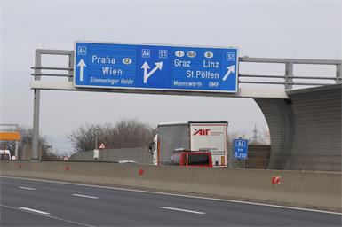 Mit 3. Februar wird die Baustelle am Knoten Schwechat wieder eingerichtet.