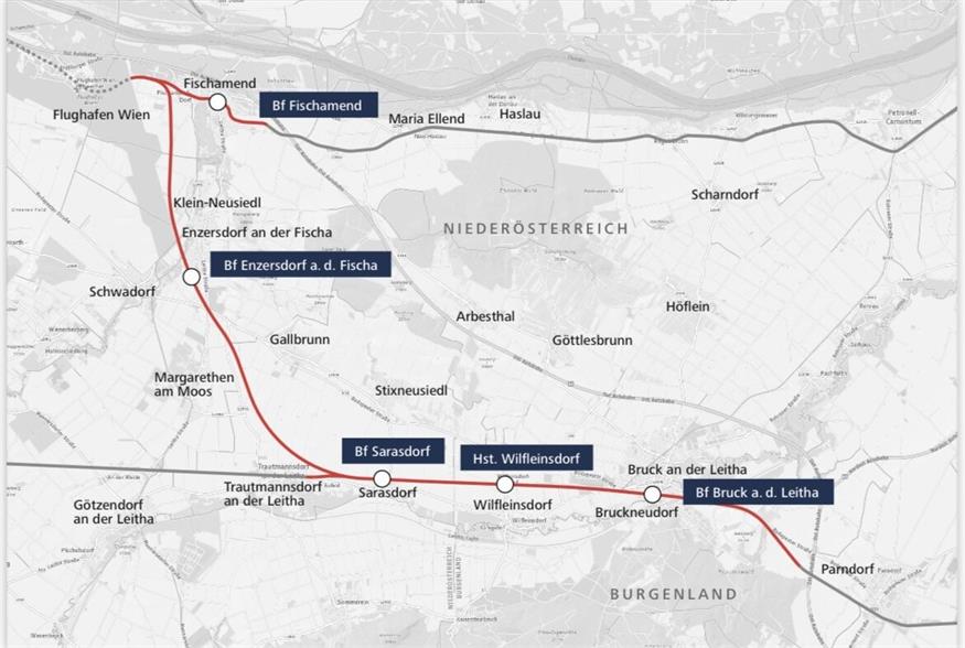 Mit Fischamend, Klein-Neusiedl, Enzersdorf, Schwadorf, Trautmannsdorf, Bruck und Bruckneudorf sowie in weiterer Folge auch Parndorf sind acht Gemeinden direkt von der Flughafenspange berührt.