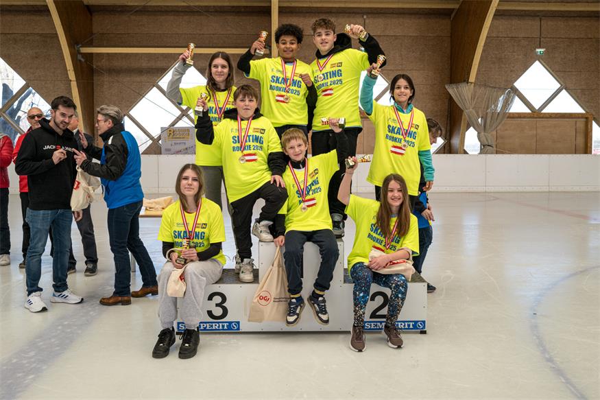 Mit Sarolta Zita Toth (MS Stegersbach), Leon Eisele und Melanie Zollner (beide MS Siegendorf) sowie Alexander Sackey und Alexander Jirschik (beide BG Kurzwiese Eisenstadt) gingen fünf von acht Titel beim Skating Rookie Österreich-Finale ins Burgenland.