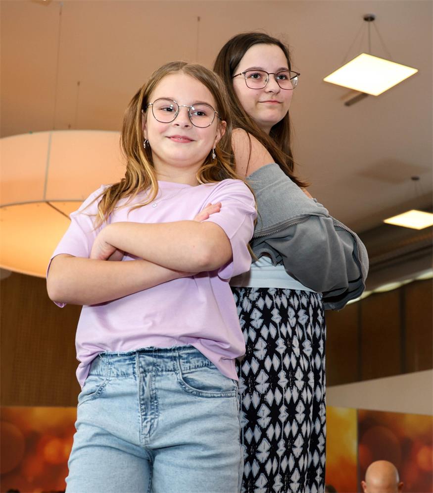 Fesche Models am Catwalk in Klingenbach