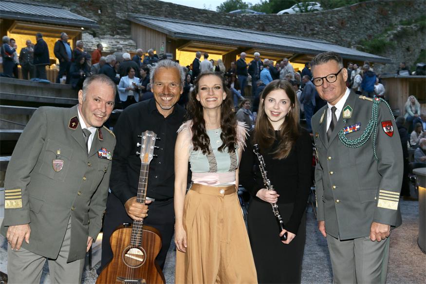 Moderator Alexander Wessely, Alexander Sieber, Ulrike Maria Mayer, Hannah Sachslehner und Hans Kaus. 