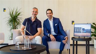 Moderator Christian Baier, CEO Burgenland Energie Stephan Sharma
