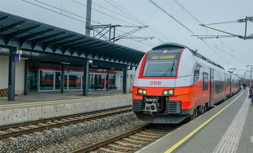 Modernisierter Bahnhof in Kittsee
