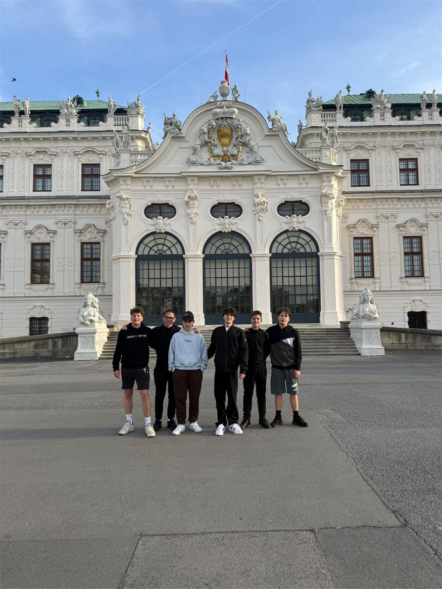 Morgenlauf beim Belvedere