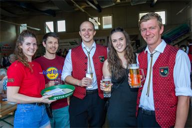 Nathalie Rath, Florian Schittl, Michael Bauer, Carmen Mathis und Christoph Feichtinger hatten Spaß.