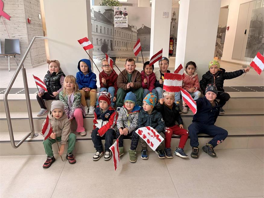 Netter Besuch im Rathaus Oberwart.