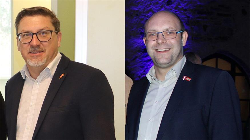 Neu im Landtag. Jürgen Karall (l.) rückte aufgrund seiner Vorzugsstimmen auf der SPÖ-Bezirksliste nach vorne und steht dadurch am Sprung in den Landtag. Sandro Waldmann (r.) zieht über das Grundmandat der FPÖ in den Landtag sein. 