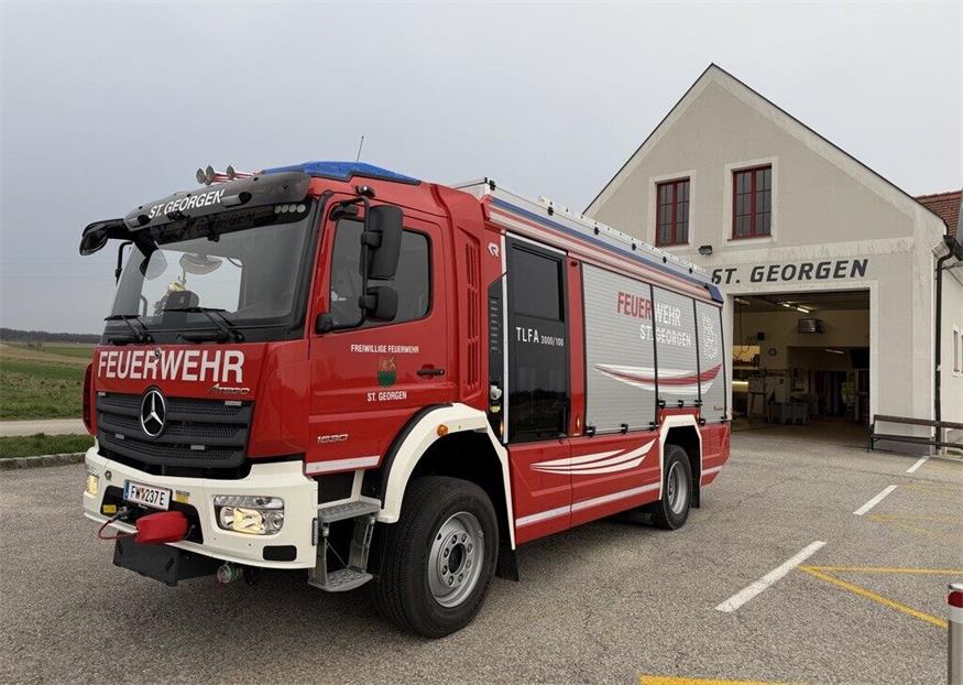 Neues Tanklöschfahrzeug für die Feuerwehr St. Georgen