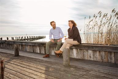 Neusiedlersee DAC Obmann Hans Michael Nittnaus und Geschäftsführerin Christine Achs