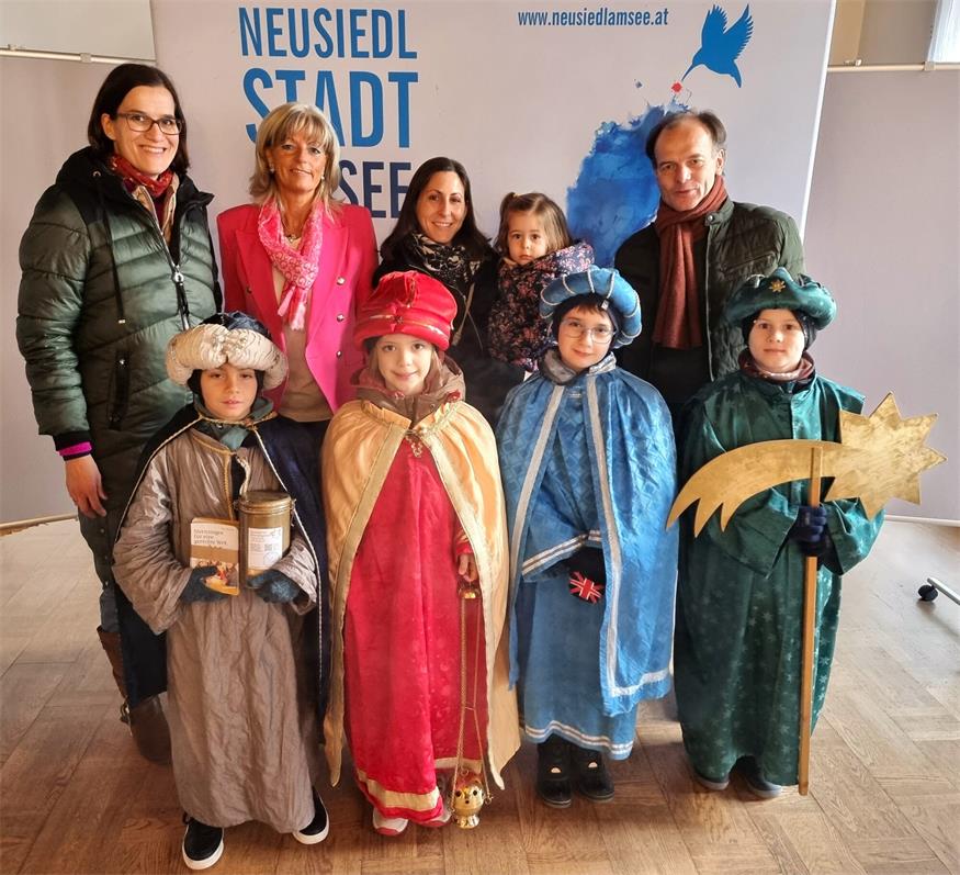 Neusiedls Sternsinger freuen sich über Spendenrekord