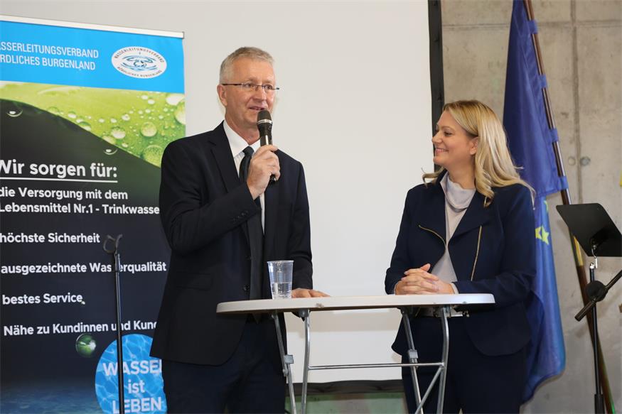 Außenstelle des Wasserleitungsverbandes Neusiedl feierlich eröffnet