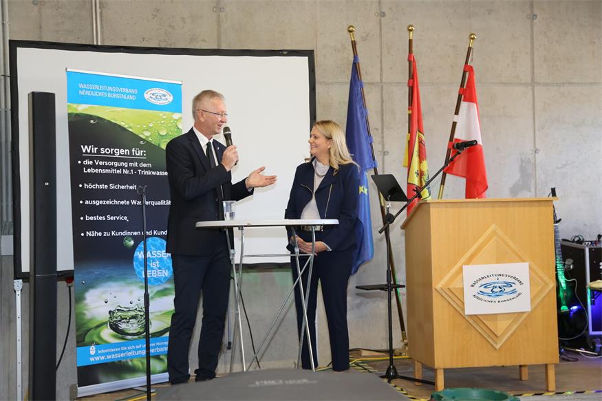 Außenstelle des Wasserleitungsverbandes Neusiedl feierlich eröffnet