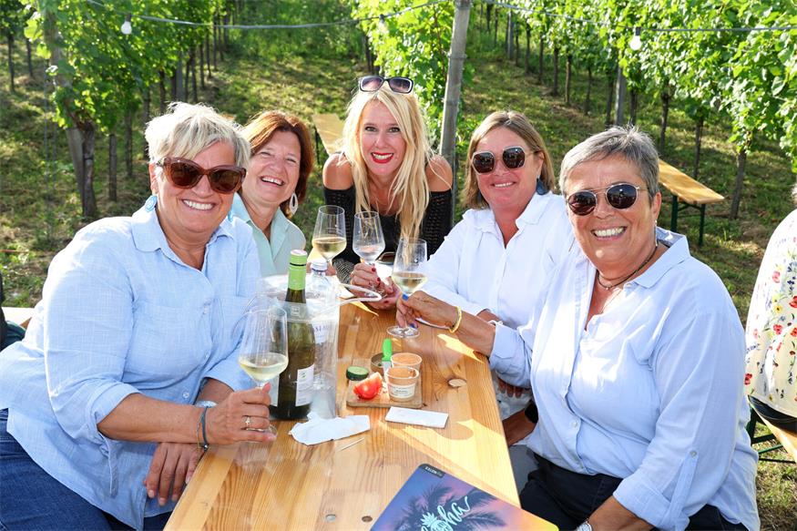 Weinquartett-Picknick im Himmelreich
