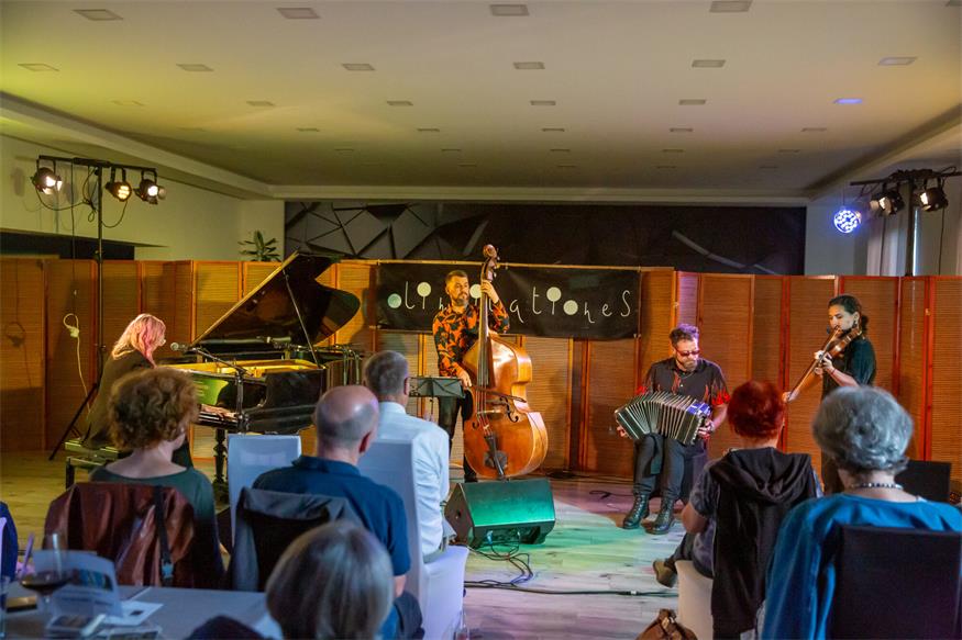 Noelia Sinkunas und ihr Tango Quarteto sorgten im Gasthof Rudolf Pummer in Heiligenkreuz für einen stimmungsvollen Konzertabend mit argentinischen Klängen.