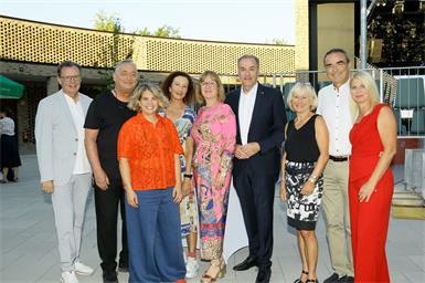 Norbert Darabos, Andreas Vitasek, Claudia Priber, Konstanze Breitebner, Karin Schneemann, Leonhard Schneemann, Waltraud Lang, Gilbert Lang und Edith Weber. 