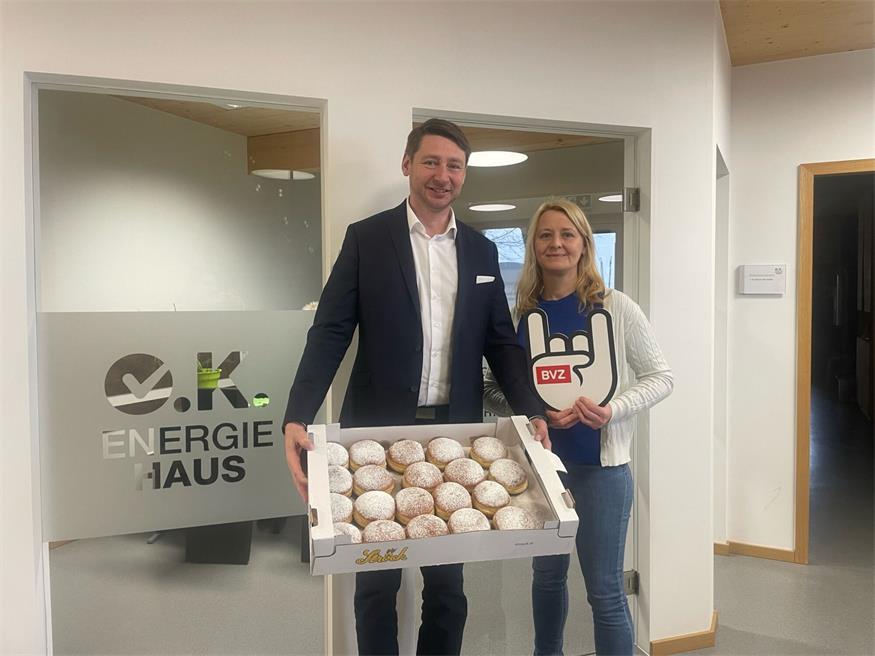 BVZ verteilte Faschingskrapfen