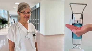 Oberärztin Katharina Mach weist darauf hin, dass Händehygiene die einfachste und gleichzeitig wirksamste Hygienemaßnahme bleibt. 