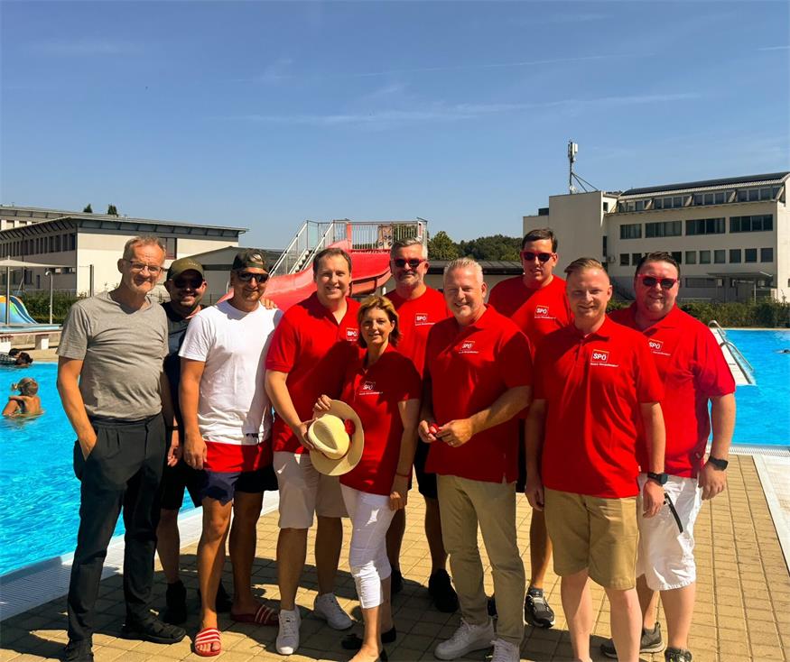Sommer, Sonne, Sonnenschein: SPÖ tourte durch Mittelburgenlands Bäder