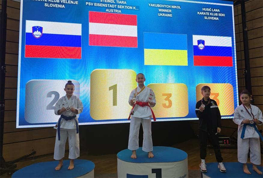 Oberstes Treppchen. Tiara Steindl vom PSV Eisenstadt durfte sich gleich zweimal über den ersten Platz beim Grand Prix Croatia freuen und holte damit zweimal die Goldmedaille.