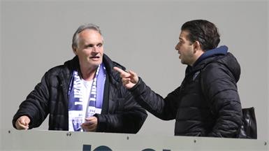 Oberwart (l., Präsident Gerhard Horn) trifft in der zweiten Runde des ÖFB Cups auf Rapid.