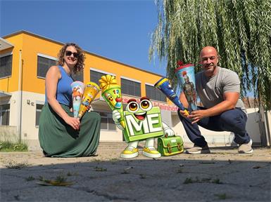 Obmann-Stellvertreterin Bianca Ösze und Obmann Christoph Fertl des Vereins Zukunft Eisenstadt. 
