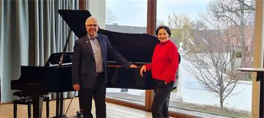 Obmann Walter Burian und Elisabeth Ackerler
