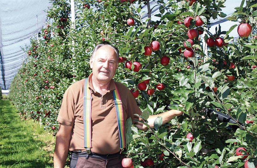 Obstbauverbands-Präsident Johann Plemenschits.